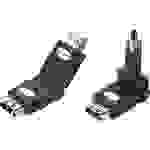 Inakustik 0045217 HDMI Adapter [1x HDMI-Stecker - 1x HDMI-Buchse] Schwarz vergoldete Steckkontakte, High Speed-HDMI mit Ethernet