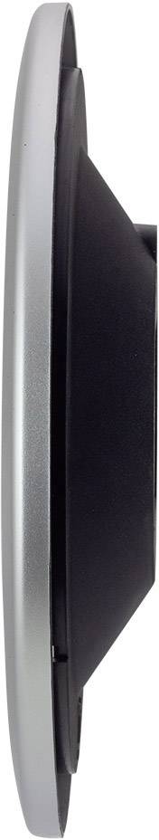 EUROTIME 56787 Funk Wanduhr 25cm x 3.8cm Silber