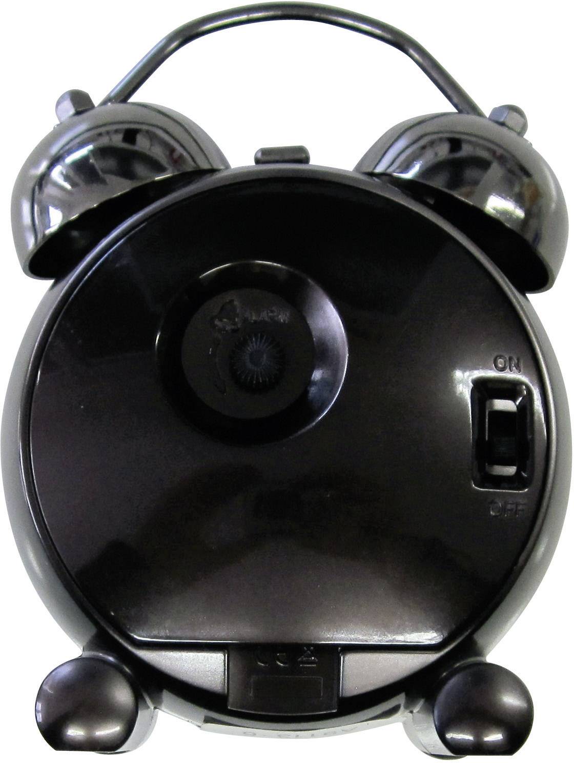 TFA Dostmann 60.1014 Quarz Wecker Dunkelbraun Alarmzeiten 1