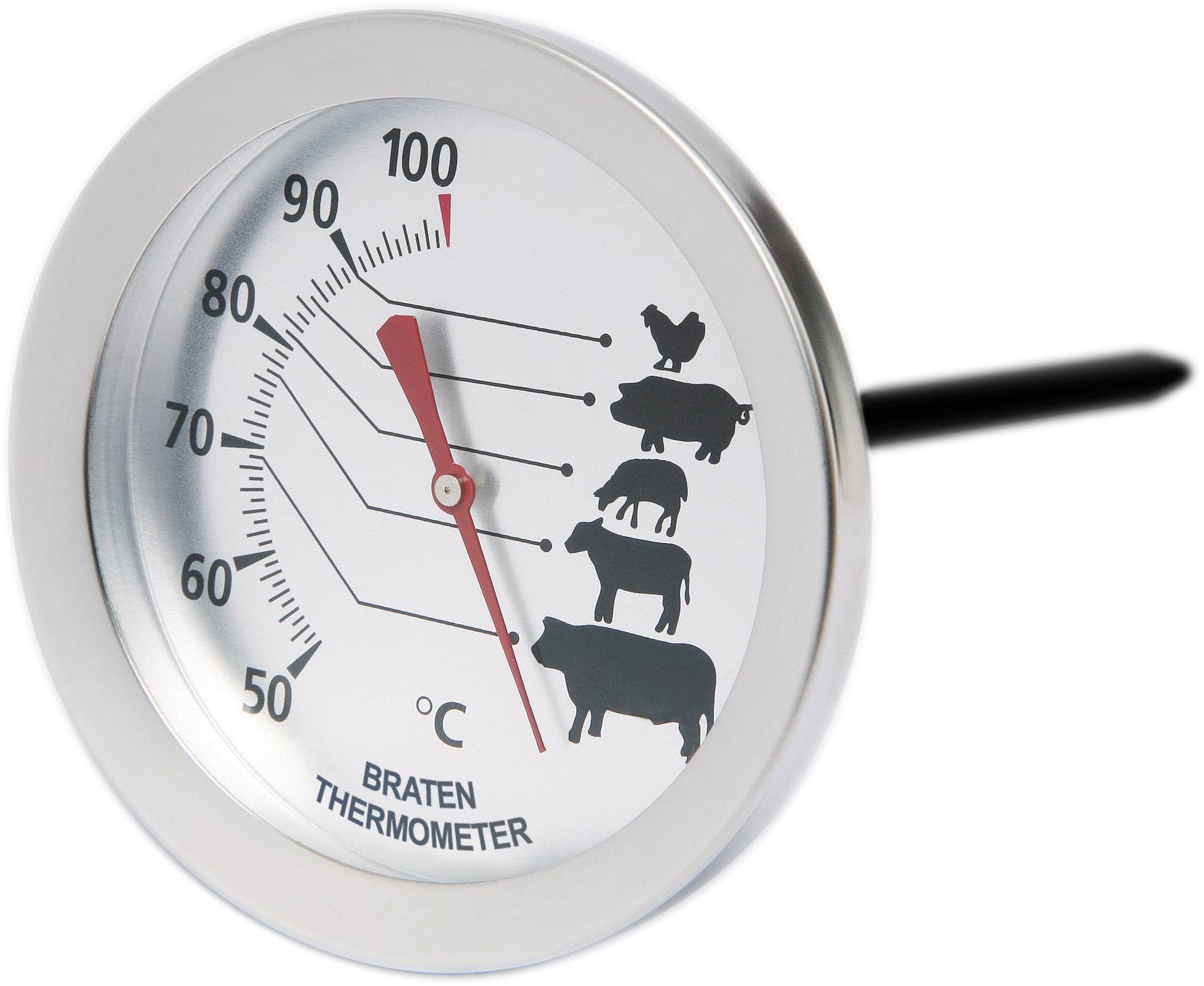 Sunartis T 720C Grill-Thermometer Schwein, Rind, Lamm, Kalb, Geflügel