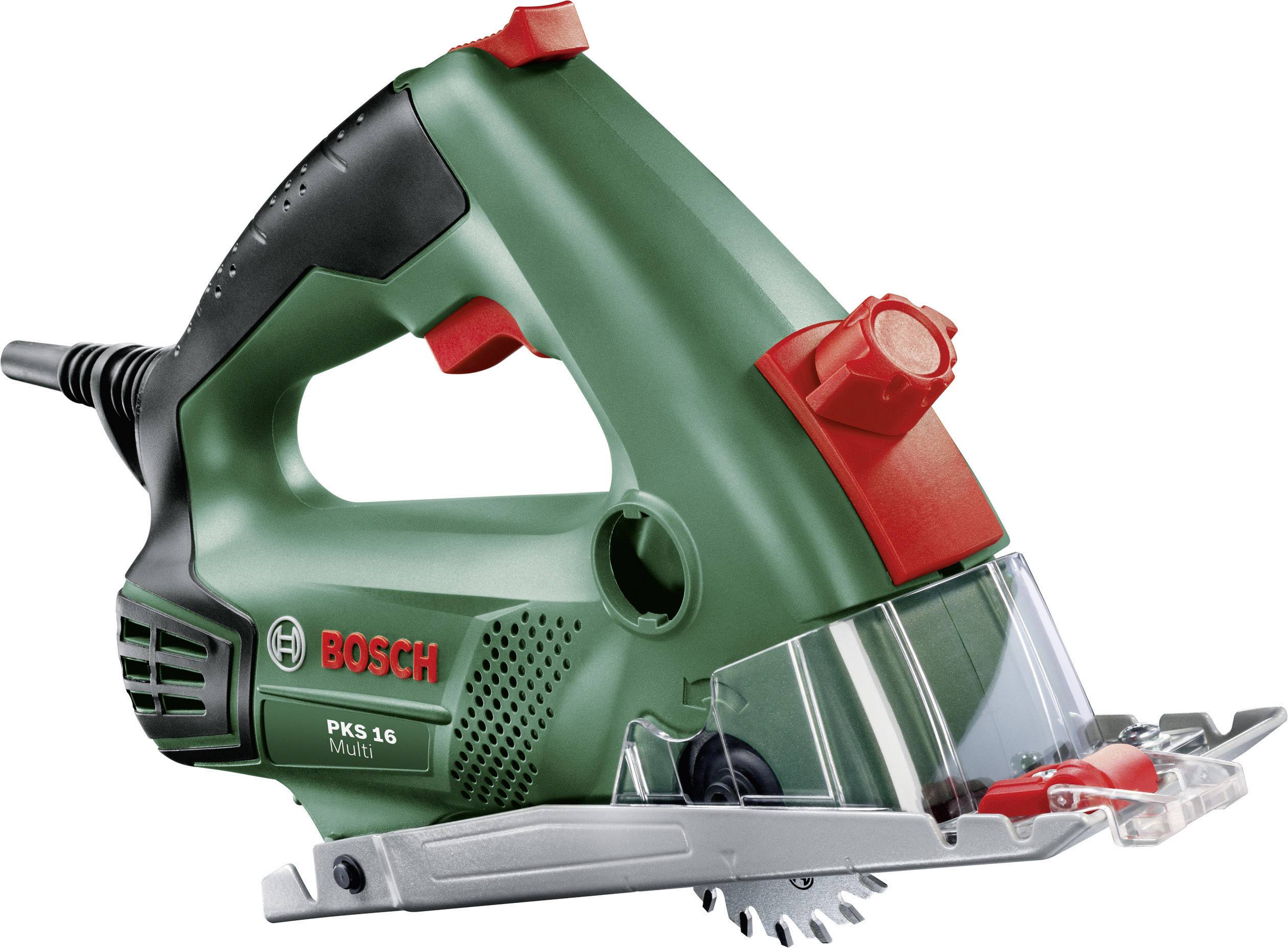 Bosch Home and Garden PKS 16 Multi Mini-Handkreissäge Schnitttiefe max. (90°) 16mm inkl. Koffer 400W