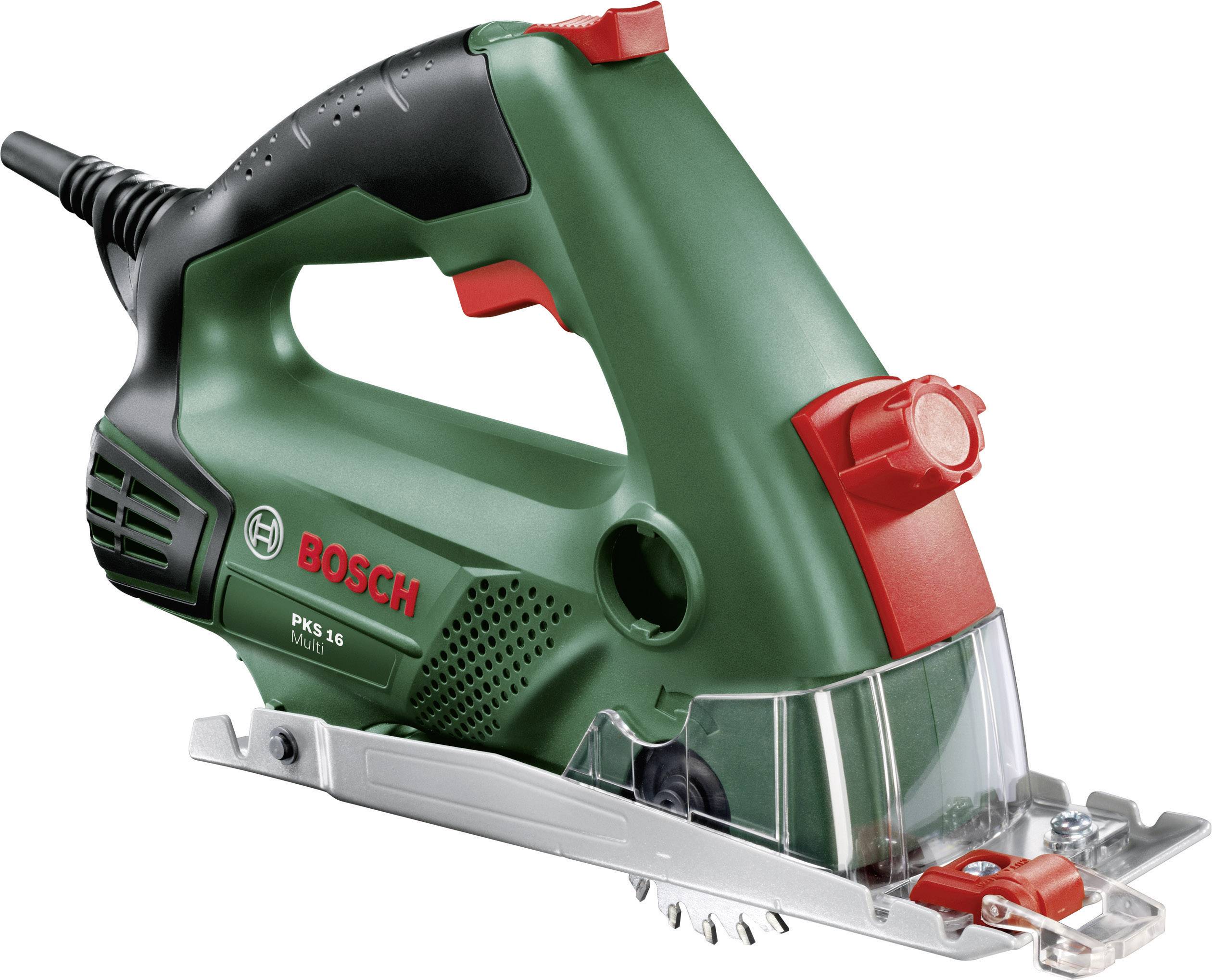 Bosch Home and Garden PKS 16 Multi Mini-Handkreissäge Schnitttiefe max. (90°) 16mm inkl. Koffer 400W