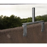 A.S. SAT 32905 SAT-Brüstungshalterung  Passend für Spiegelgröße: Ø < 100 cm  Silber A.S. SAT 32905 SAT-Brüstungshalterung  Passend für Spiegelgröße: Ø < 100 cm  Silber