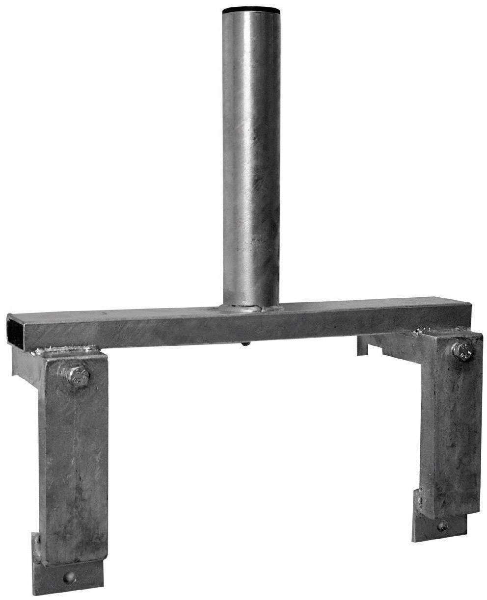 A.S. SAT 32905 SAT-Brüstungshalterung  Passend für Spiegelgröße: Ø < 100 cm  Silber