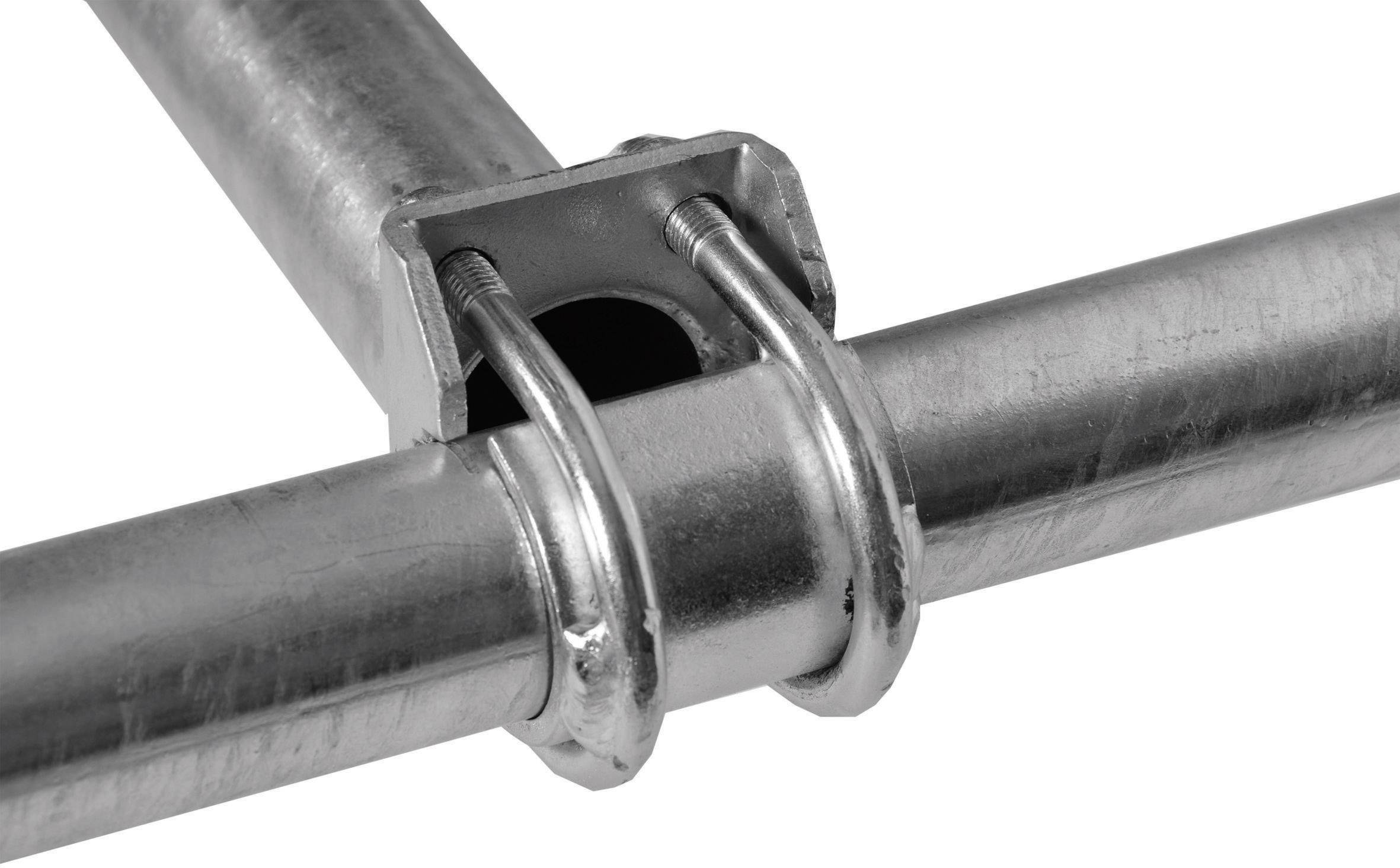 A.S. SAT 51209 SAT-Dachhalterung  Passend für Spiegelgröße: Ø < 100 cm  Silber