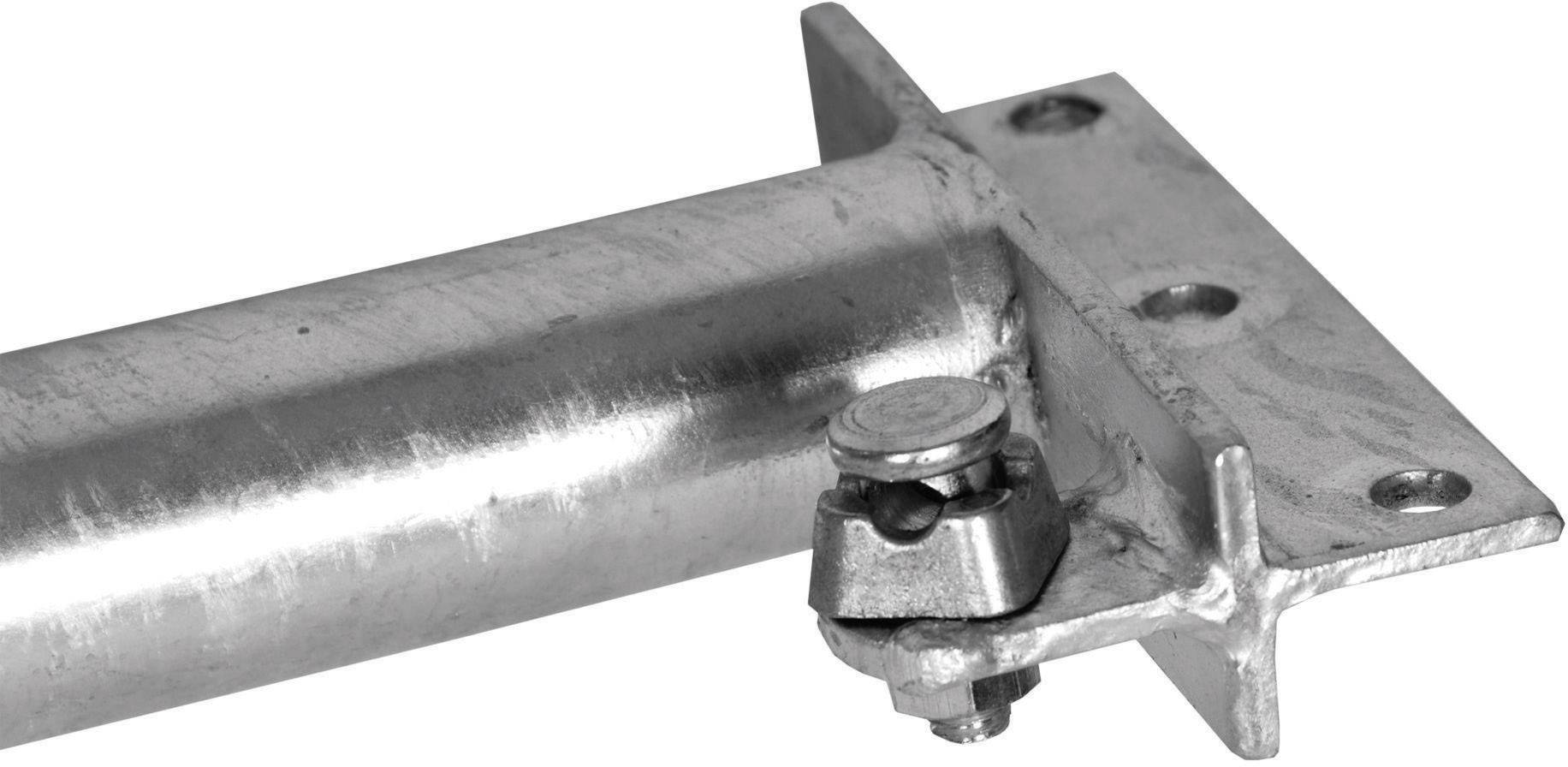 A.S. SAT 51209 SAT-Dachhalterung  Passend für Spiegelgröße: Ø < 100 cm  Silber