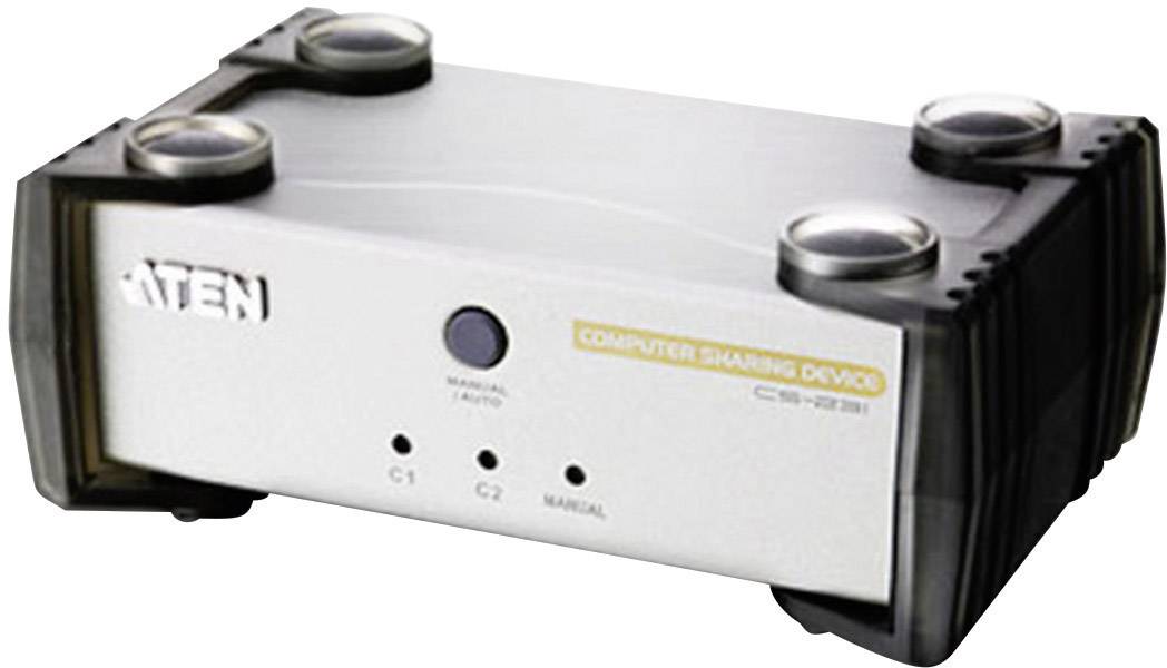 ATEN CS231C-AT-G 2 Port KVM-Umschalter VGA USB 1920 x 1440 Pixel