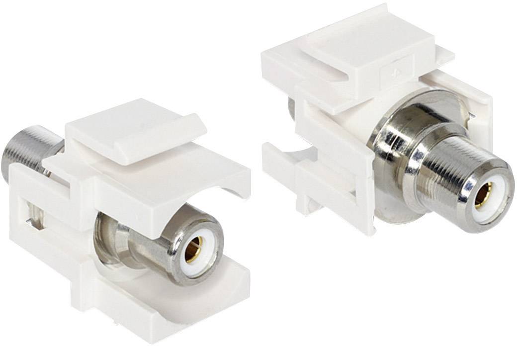 Cinch Audio Adapter [1x Cinch-Buchse - 1x Cinch-Buchse] Weiß