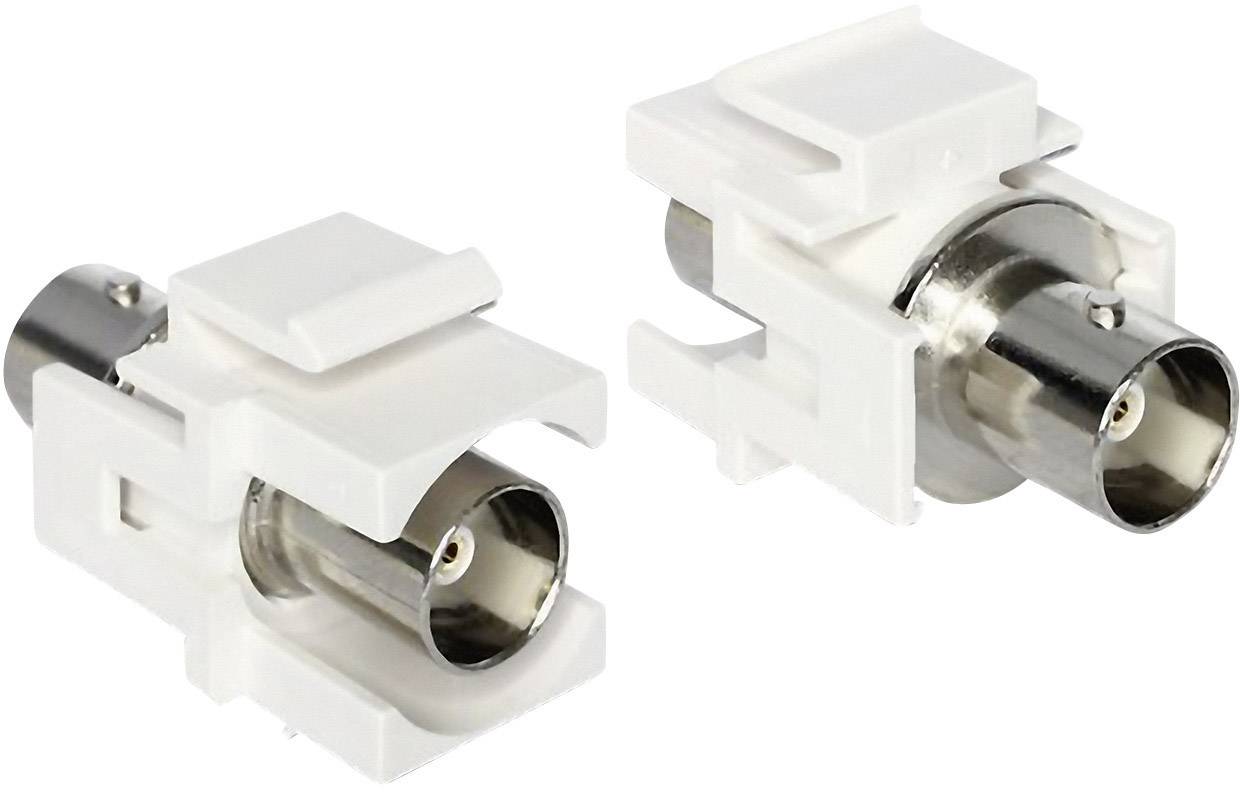 BNC Adapter [1x BNC-Buchse - 1x BNC-Buchse] Weiß