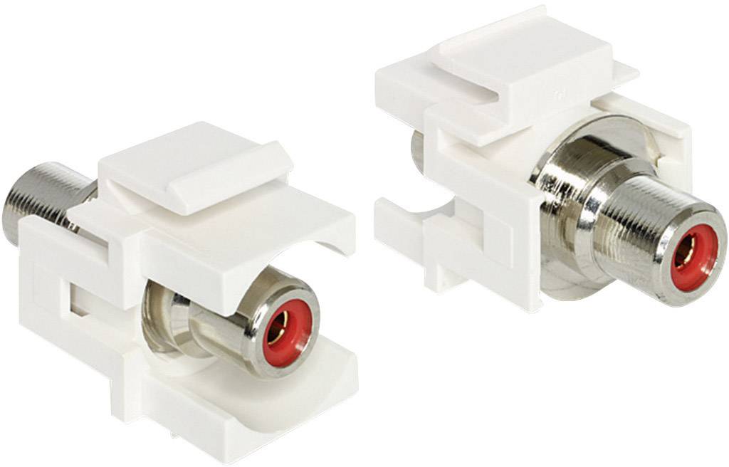 Cinch Audio Adapter [1x Cinch-Buchse - 1x Cinch-Buchse] Rot