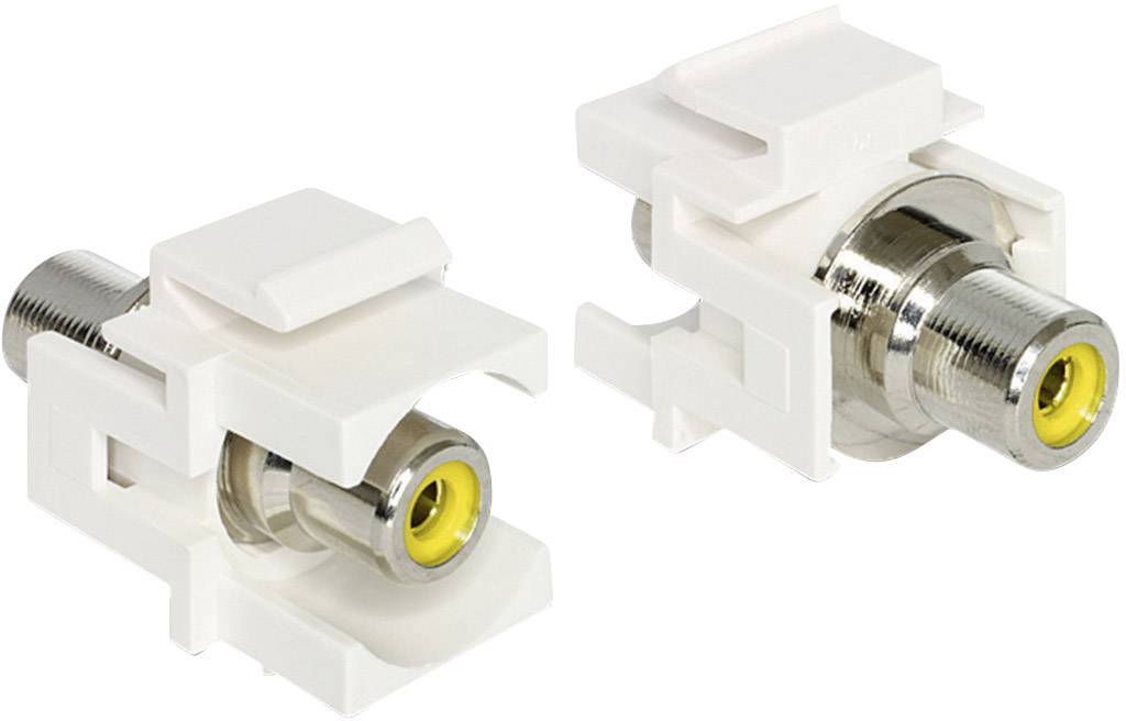 Cinch Audio Adapter [1x Cinch-Buchse - 1x Cinch-Buchse] Gelb