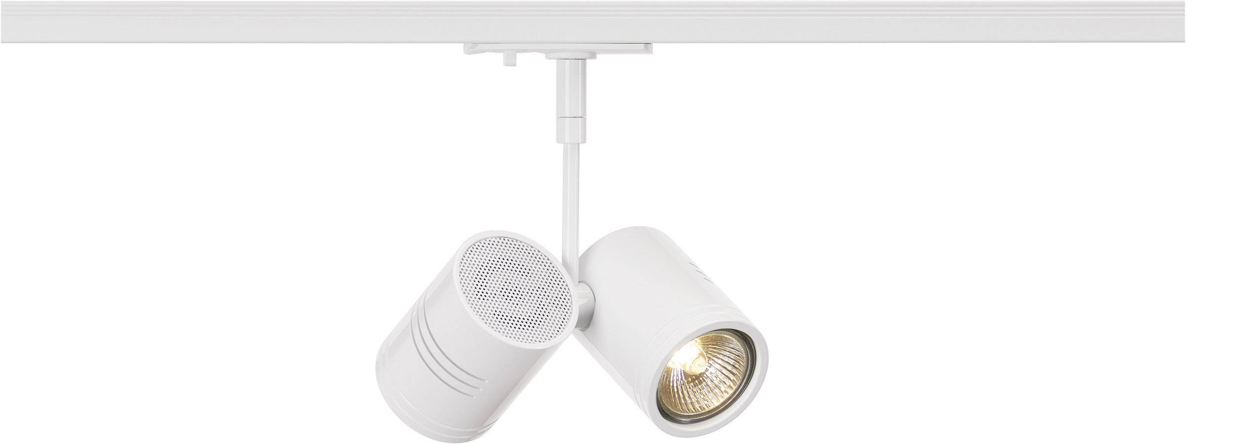 SLV Bima II 143431 Hochvolt-Schienensystem-Leuchte 1phasig GU10 100W Halogen, LED Weiß (matt)