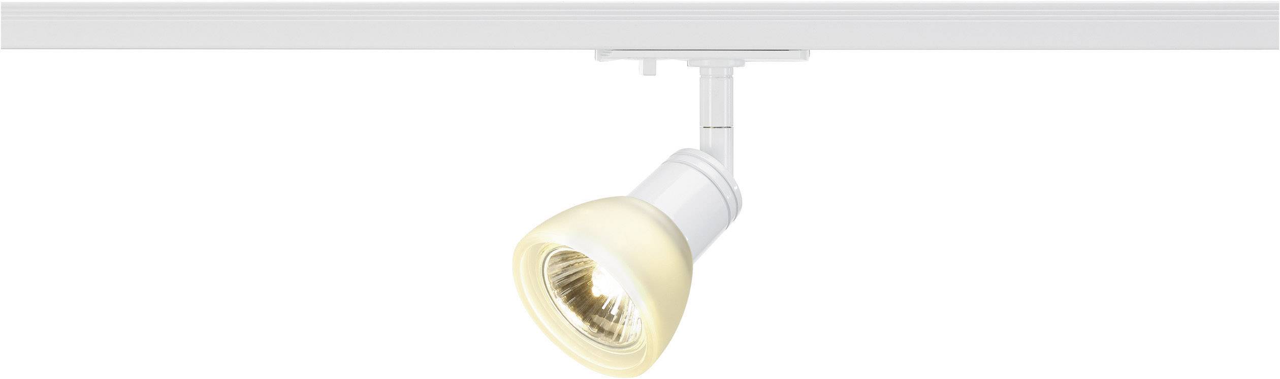 SLV Puria 143451 Hochvolt-Schienensystem-Leuchte 1phasig GU10 50W Halogen, LED Weiß