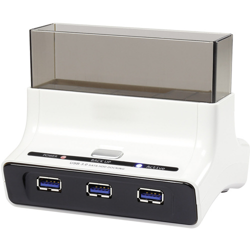 Renkforce rf-docking-04 USB 3.2 Gen 1 (USB 3.0) SATA III 1 port HDD docking station USB hub