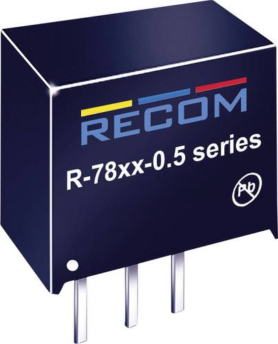RECOM R-786.5-0.5 DC/DC-Wandler, Print 6.5 V/DC 0.5A 3.75W Anzahl Ausgänge: 1 x