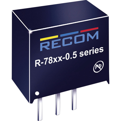 RECOM R-789.0-0.5 DC/DC-Wandler, Print 9 V/DC 0.5A 4.5W Anzahl Ausgänge: 1 x Inhalt 1St.