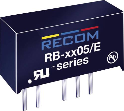 RECOM RB-0505S/E DC/DC-Wandler, Print 5 V/DC 5 V/DC 200mA 1W Anzahl Ausgänge: 1 x
