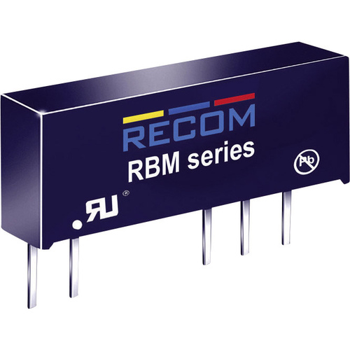 RECOM RBM-0505D DC/DC-Wandler, Print 5 V/DC 5 V/DC, -5 V/DC 100mA 1W Anzahl Ausgänge: 2 x Inhalt 1St.
