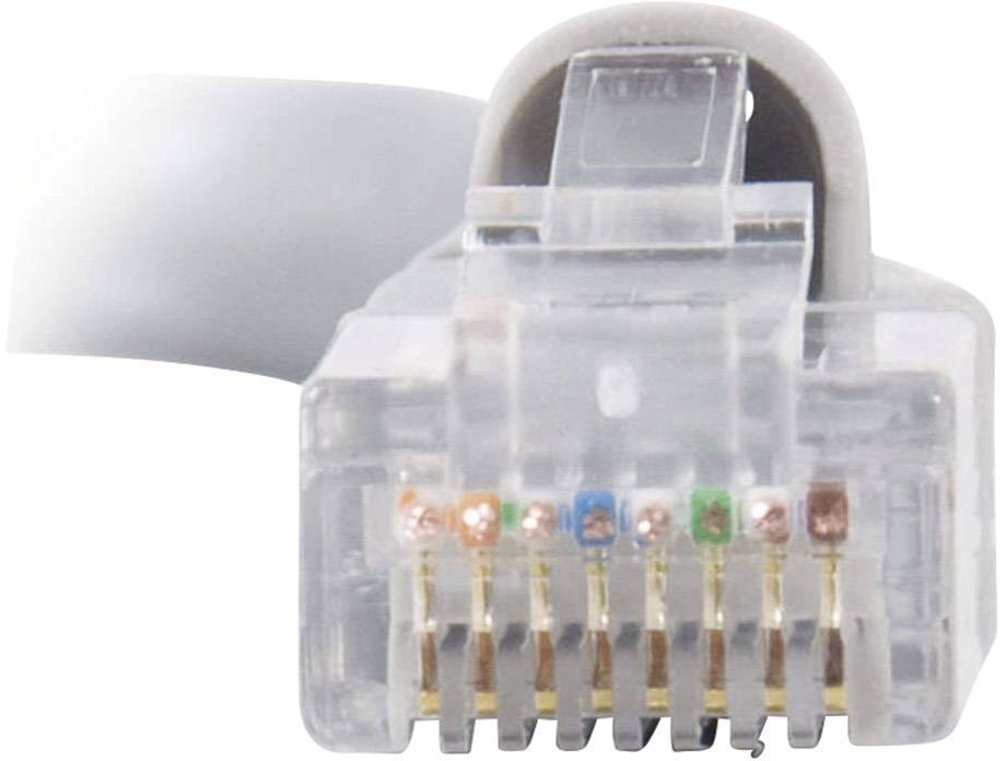 C2G 83140 RJ45 Netzwerkkabel, Patchkabel CAT 5e U/UTP 0.50 m Grau 1 St.