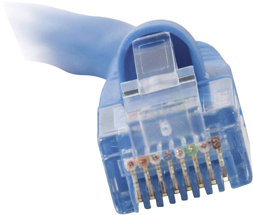 C2G 83163 RJ45 Netzwerkkabel, Patchkabel CAT 5e U/UTP 2.00 m Blau 1 St.