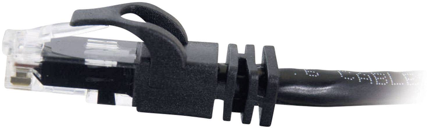 C2G 83412 RJ45 Netzwerkkabel, Patchkabel CAT 6 U/UTP 10.00 m Schwarz 1 St.