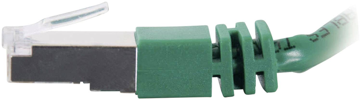 C2G 83836 RJ45 Netzwerkkabel, Patchkabel CAT 5e S/STP 15.00 m Grün hochflexibel 1 St.