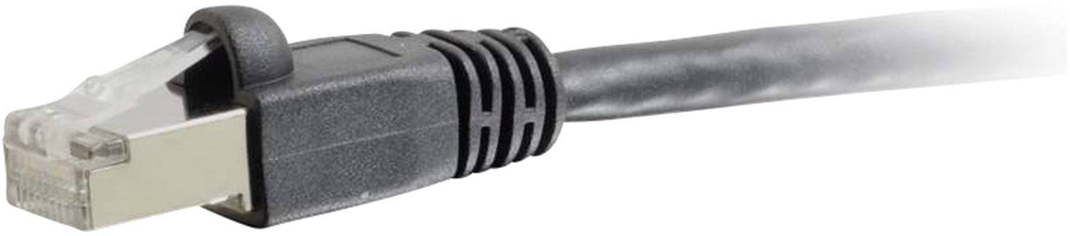 C2G 89918 RJ45 Netzwerkkabel, Patchkabel CAT 6a S/STP 3.00 m Schwarz 1 St.
