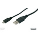 Digitus Câble USB USB 2.0 USB-A mâle, USB-Micro-B mâle 1.80 m noir AK-300127-018-S