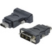 Digitus AK-320500-000-S DVI / HDMI Adapter [1x DVI-Stecker 18+1pol. - 1x HDMI-Buchse] Schwarz