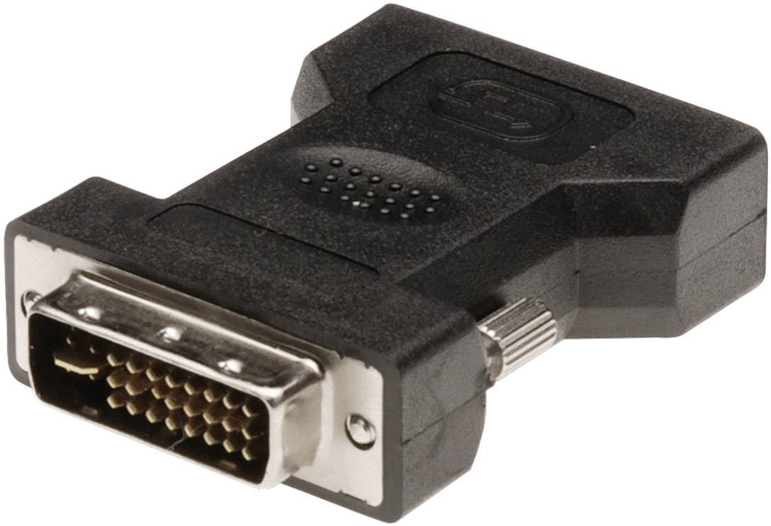 Digitus AK-320504-000-S DVI / VGA Adapter [1x DVI-Stecker 24+5pol. - 1x VGA-Buchse] Schwarz
