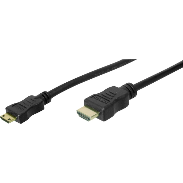 Digitus HDMI Anschlusskabel HDMI-A Stecker, HDMI-Mini-C Stecker 3.00 m Schwarz AK-330106-030-S vergoldete Steckkontakte HDMI-Kabel Digitus HDMI Anschlusskabel HDMI-A Stecker, HDMI-Mini-C Stecker 3.00 m Schwarz AK-330106-030-S vergoldete Steckkontakte HDMI-Kabel