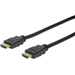 Digitus HDMI Anschlusskabel HDMI-A Stecker, HDMI-A Stecker 5.00m Schwarz AK-330107-050-S Audio Return Channel, vergoldete