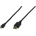 Digitus HDMI Anschlusskabel HDMI-A Stecker, HDMI-Micro-D Stecker 2.00 m Schwarz AK-330109-020-S ver