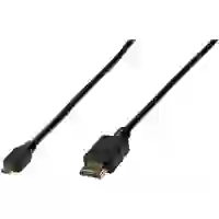 Digitus HDMI Anschlusskabel HDMI-A Stecker, HDMI-Micro-D Stecker 1.00m Schwarz AK-330115-010-S vergoldete Steckkontakte HDMI-Kabel Digitus HDMI Anschlusskabel HDMI-A Stecker, HDMI-Micro-D Stecker 1.00m Schwarz AK-330115-010-S vergoldete Steckkontakte HDMI-Kabel