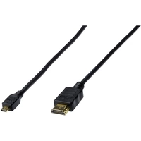 Digitus HDMI Anschlusskabel HDMI-A Stecker, HDMI-Micro-D Stecker 1.00m Schwarz AK-330115-010-S vergoldete Steckkontakte HDMI-Kabel Digitus HDMI Anschlusskabel HDMI-A Stecker, HDMI-Micro-D Stecker 1.00m Schwarz AK-330115-010-S vergoldete Steckkontakte HDMI-Kabel