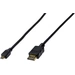 Digitus HDMI Anschlusskabel HDMI-A Stecker, HDMI-Micro-D Stecker 1.00m Schwarz AK-330115-010-S vergoldete Steckkontakte HDMI-Kabel Digitus HDMI Anschlusskabel HDMI-A Stecker, HDMI-Micro-D Stecker 1.00m Schwarz AK-330115-010-S vergoldete Steckkontakte HDMI-Kabel