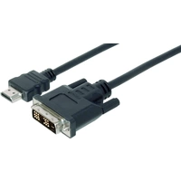 Digitus HDMI / DVI Adapterkabel HDMI-A Stecker, DVI-D 18+1pol. Stecker 2.00m Schwarz AK-330300-020-S schraubbar HDMI-Kabel Digitus HDMI / DVI Adapterkabel HDMI-A Stecker, DVI-D 18+1pol. Stecker 2.00m Schwarz AK-330300-020-S schraubbar HDMI-Kabel