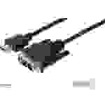 Digitus HDMI / DVI Adapterkabel HDMI-A Stecker, DVI-D 18+1pol. Stecker 3.00m Schwarz AK-330300-030-S schraubbar HDMI-Kabel