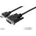 Digitus HDMI / DVI Adapterkabel HDMI-A Stecker, DVI-D 18+1pol. Stecker 3.00m Schwarz AK-330300-030-S schraubbar HDMI-Kabel Digitus HDMI / DVI Adapterkabel HDMI-A Stecker, DVI-D 18+1pol. Stecker 3.00m Schwarz AK-330300-030-S schraubbar HDMI-Kabel