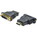 Digitus AK-330505-000-S HDMI / DVI Adapter [1x HDMI-Stecker - 1x DVI-Buchse 24+5pol.] Schwarz