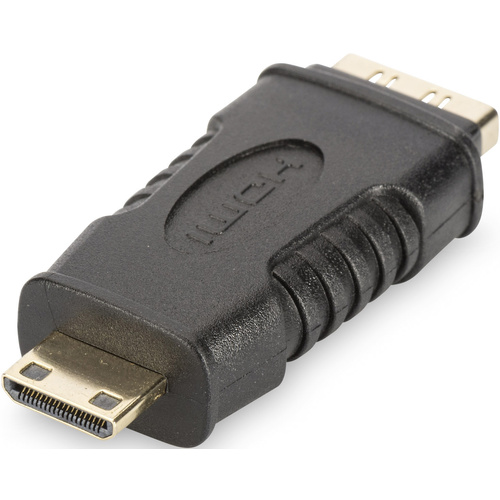 Digitus HDMI Adapter [1x HDMI-Stecker C Mini - 1x HDMI-Buchse] Schwarz