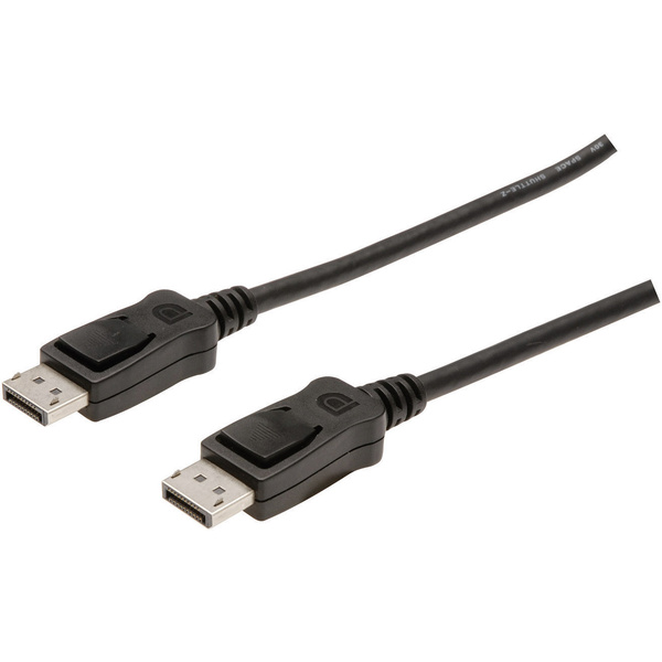 Digitus DisplayPort Anschlusskabel 2.00m AK-340103-020-S Schwarz [1x DisplayPort Stecker - 1x DisplayPort Stecker]