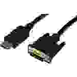 Digitus DisplayPort / DVI Adapterkabel DisplayPort Stecker, DVI-D 24+1pol. Stecker 1.80 m Schwarz A