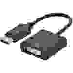 Digitus AK-340401-001-S DisplayPort / DVI Adapter [1x DisplayPort Stecker - 1x DVI-Buchse 24+5pol.] Schwarz 15.00cm