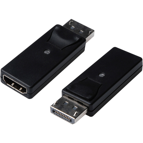 Digitus AK-340602-000-S DisplayPort / HDMI Adapter [1x DisplayPort Stecker - 1x HDMI-Buchse] Schwar