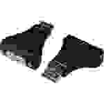 Digitus AK-340603-000-S DisplayPort / DVI Adapter [1x DisplayPort Stecker - 1x DVI-Buchse 24+5pol.] Schwarz