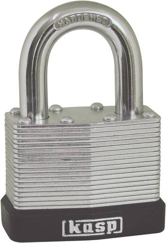 KASP K13050D Vorhängeschloss 50 mm verschieden schließend Silber Schlüsselschloss