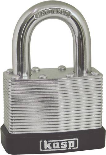 KASP K13050A1 Vorhängeschloss 50 mm gleichschließend Silber Schlüsselschloss