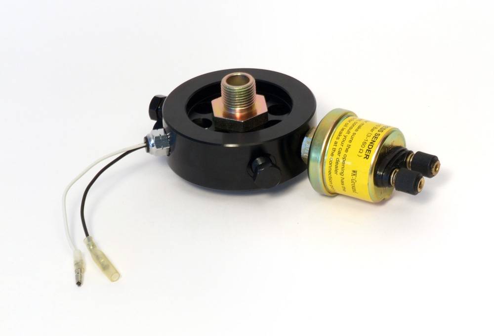 Raid hp 660445 Ölfilter-Adapter Öldruckgeber, Öltemperaturgeber M22, 1/8"