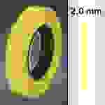 Oracover 26-039-002-M Zierstreifen Oraline (L x B) 15m x 2mm Transparent-Gelb